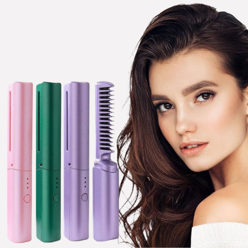 מברשת שיער אלחוטית מחליקה ומעניקה שיער בריא וחלק