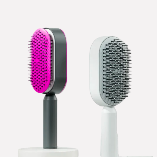 מברשת שיער קלאסית מתנקה בלחיצה